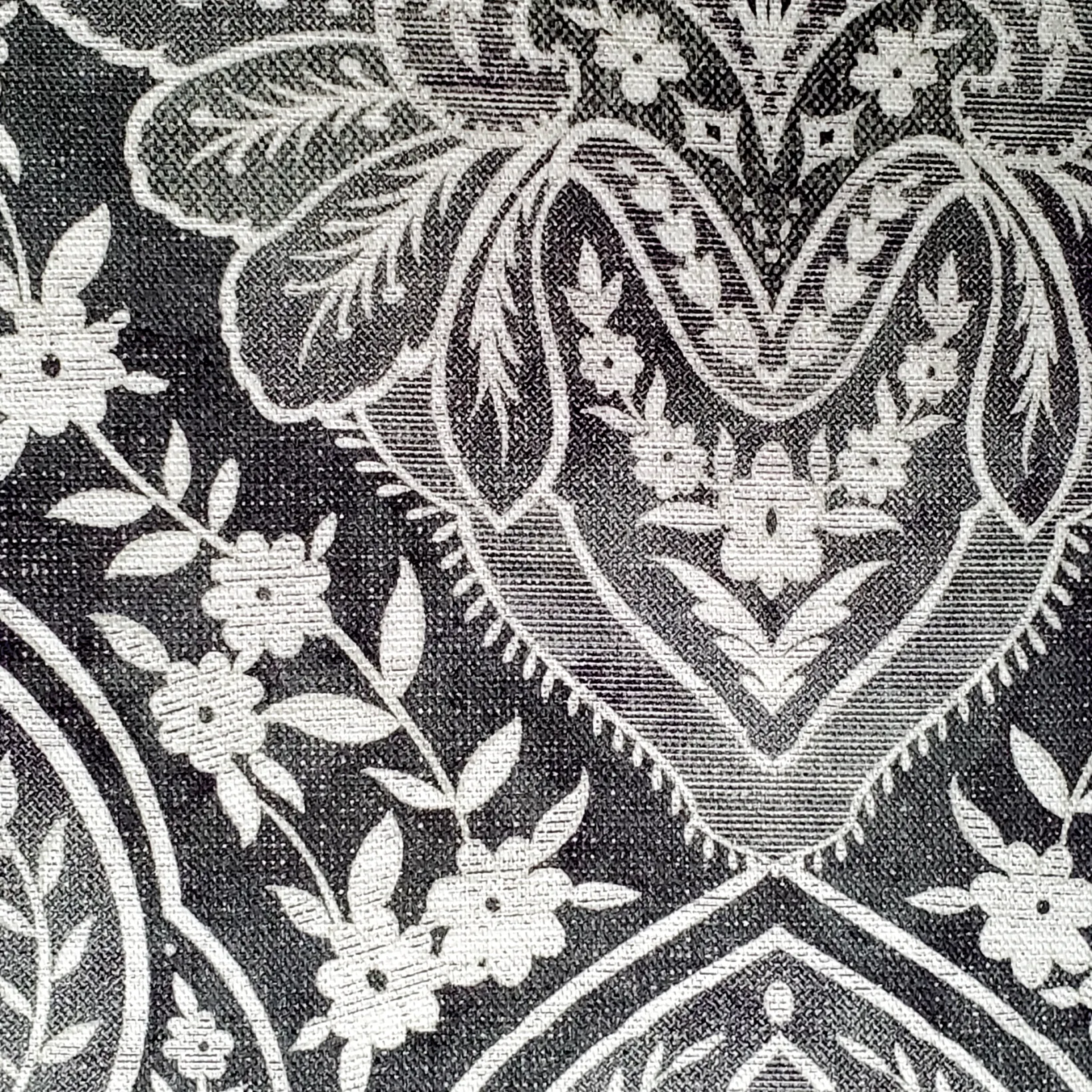 Leone Damask Dark Gray Throw Pillow 21x21