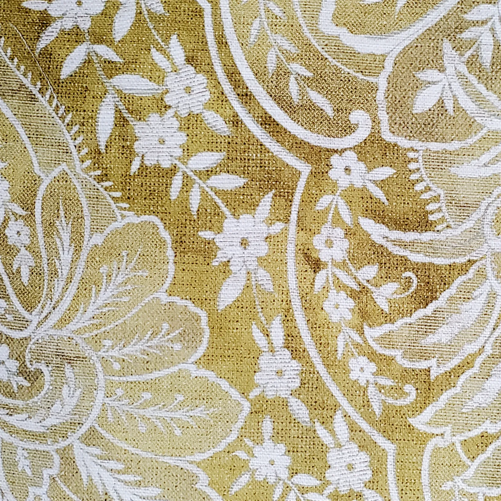 Leone Damask Dijon Yellow Throw Pillow 21x21
