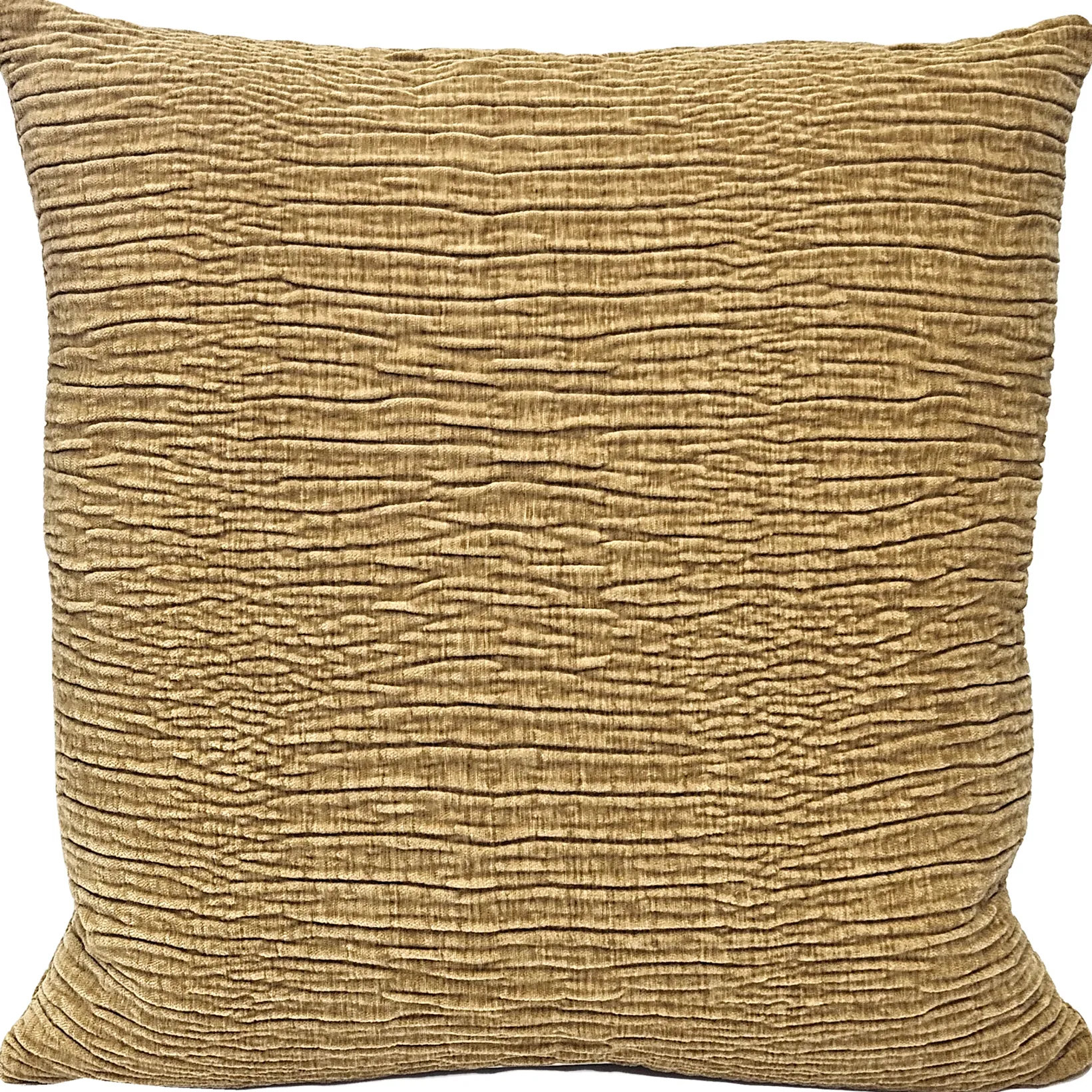 Loloi Gold Textured Throw Pillow 22x22