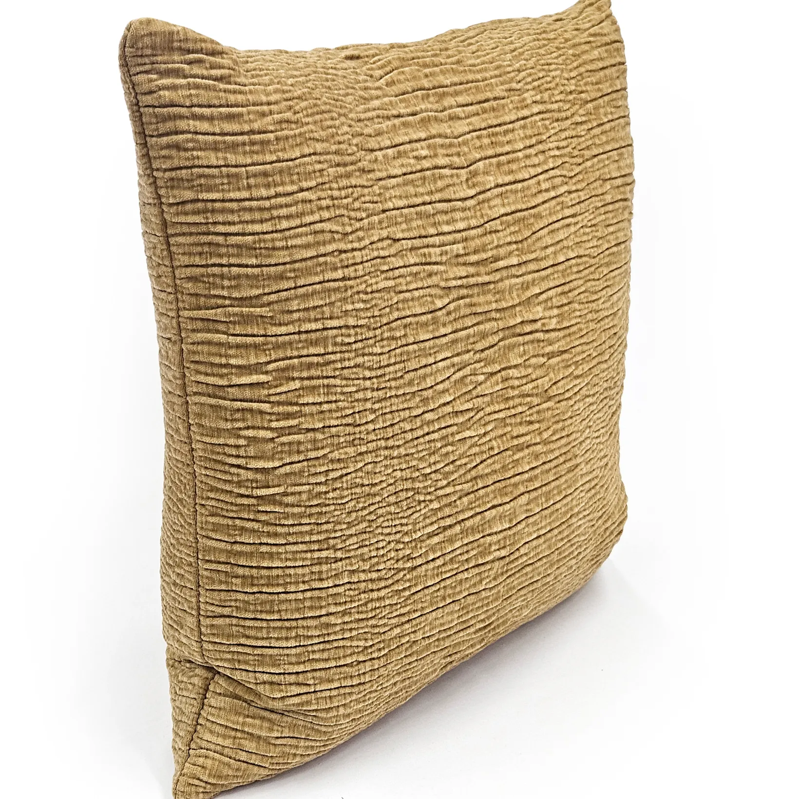 Loloi Gold Textured Throw Pillow 22x22