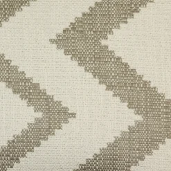 Lorenzo Zigzag Cream 12x20 Throw Pillow