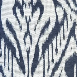 Mallorca Bluefin Ikat Throw Pillow 20x20