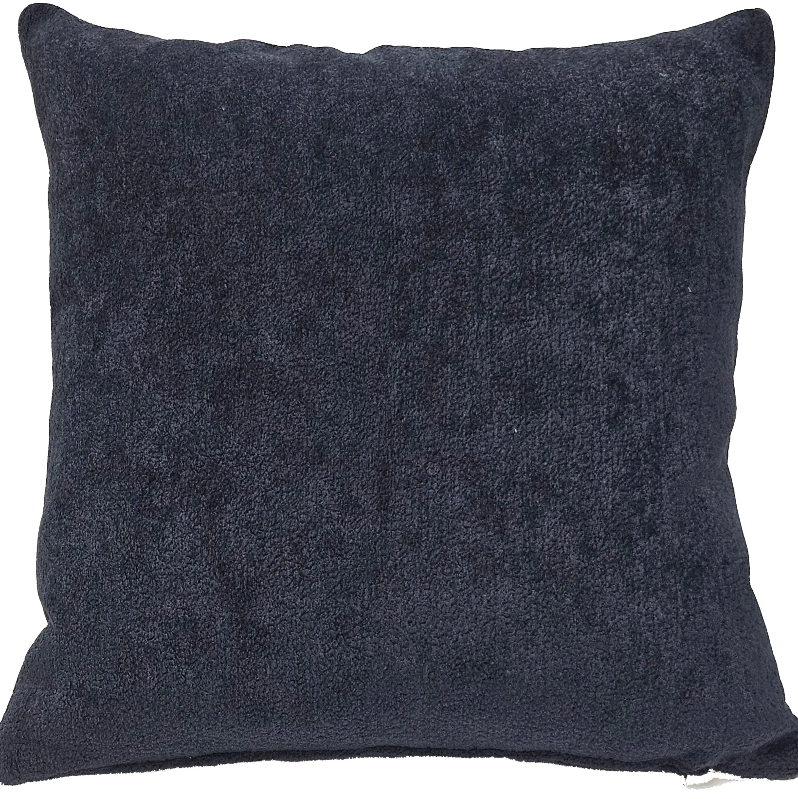Maritime Stripe Blue Chenille Throw Pillow 25x25