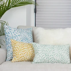 Matisse Dots Golden Yellow Throw Pillow 12x19