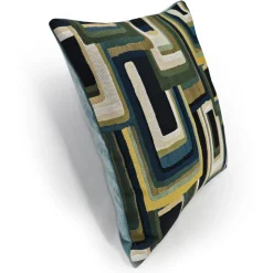 Mid Century Ravine Geometric Throw Pillow 22x22