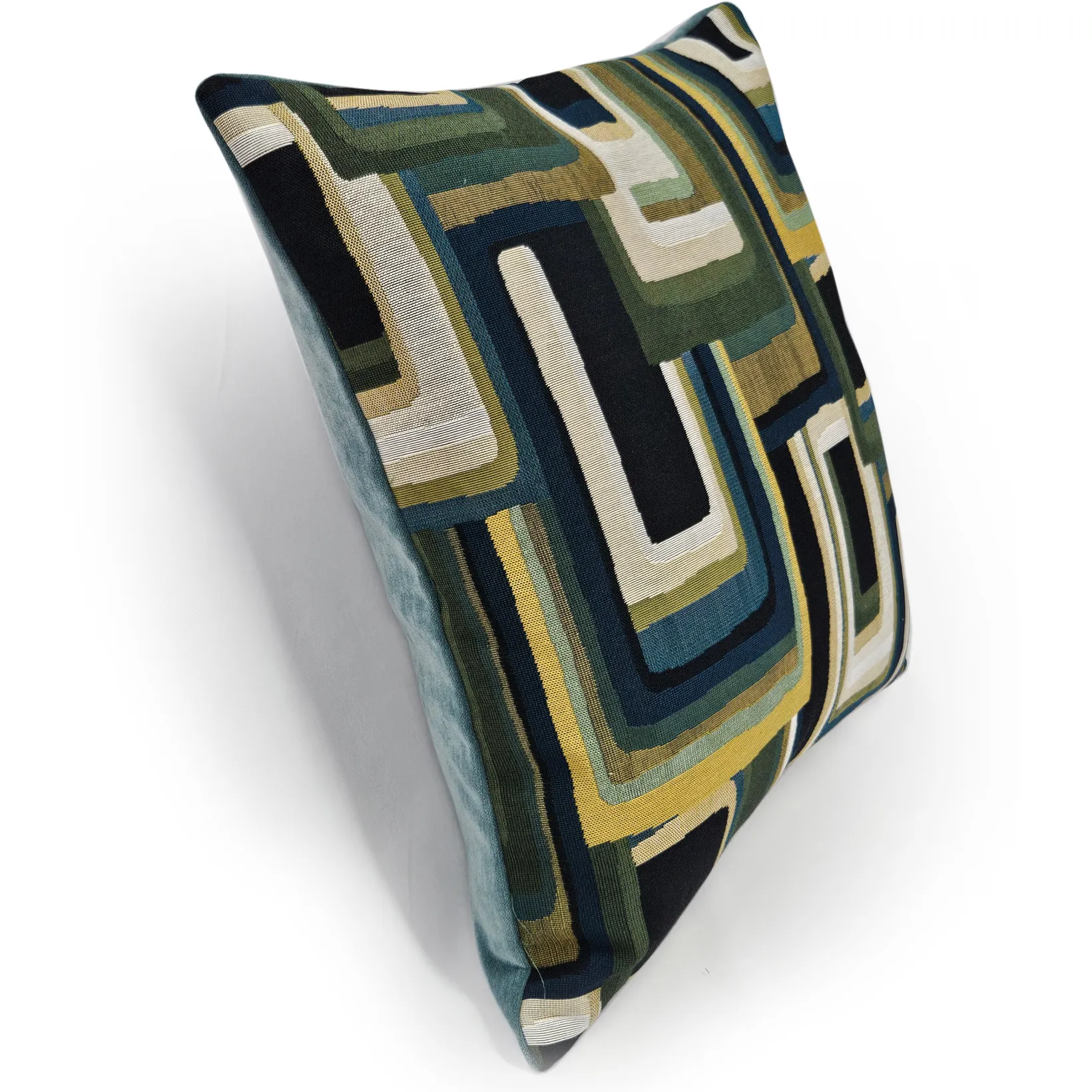 Mid Century Ravine Geometric Throw Pillow 22x22