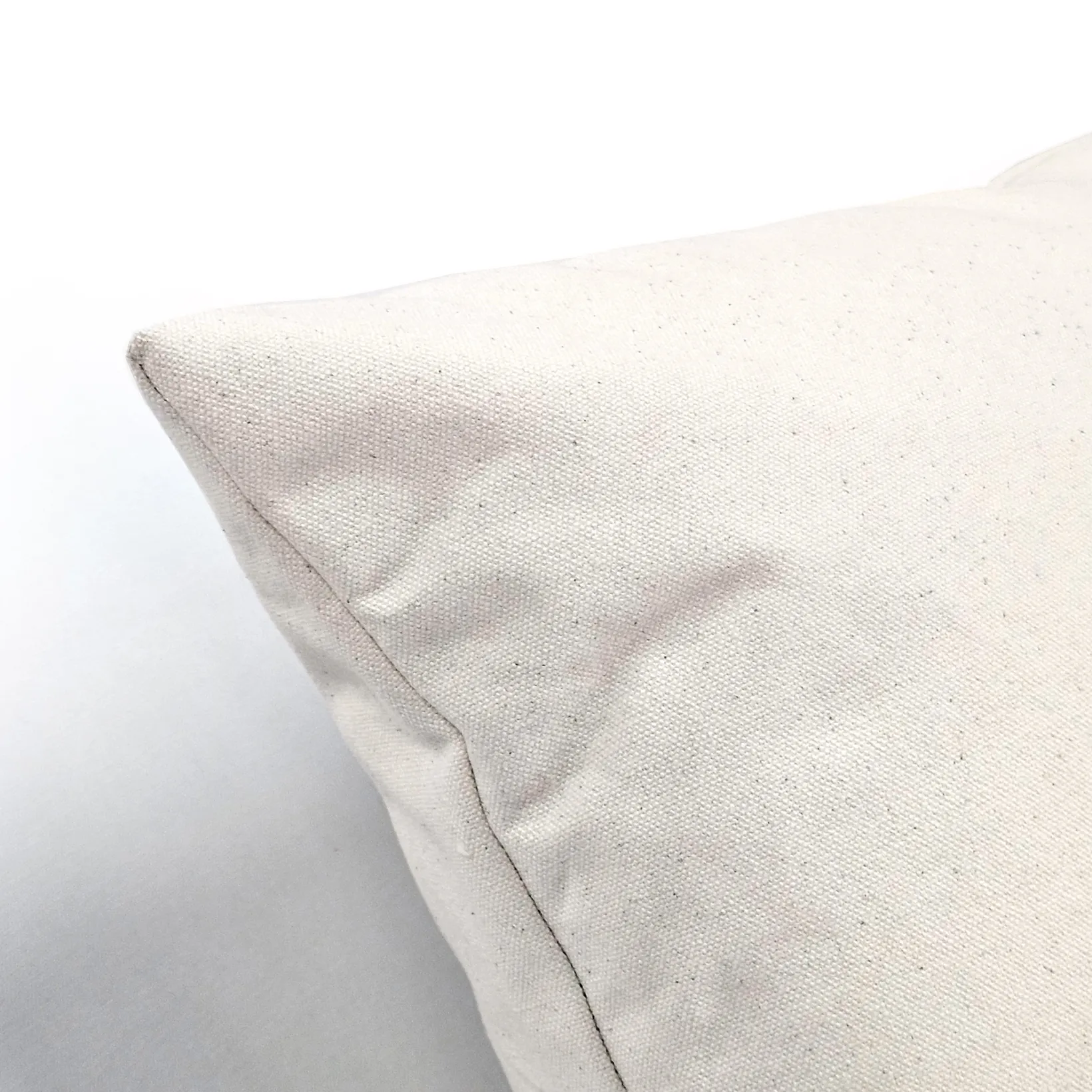 Natural Heavy Cotton Canvas Square Throw Pillow 16x24