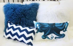 Octopus Throw Pillow 12x19