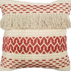 Ojai Red Bohemian Pillow 20x20