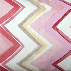 Pacifico Stripes Pink Throw Pillow 12X20