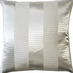 Pinctada Pearl Pale Silver Throw Pillow 19x19