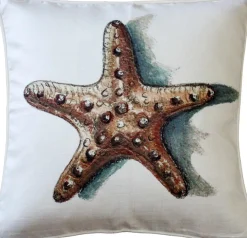 Ponte Vedra Star Fish Throw Pillow 20x20