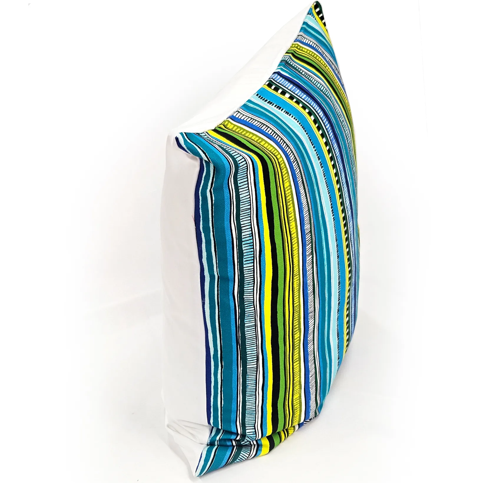 Power Stripe Fiesta Throw Pillow 25x25