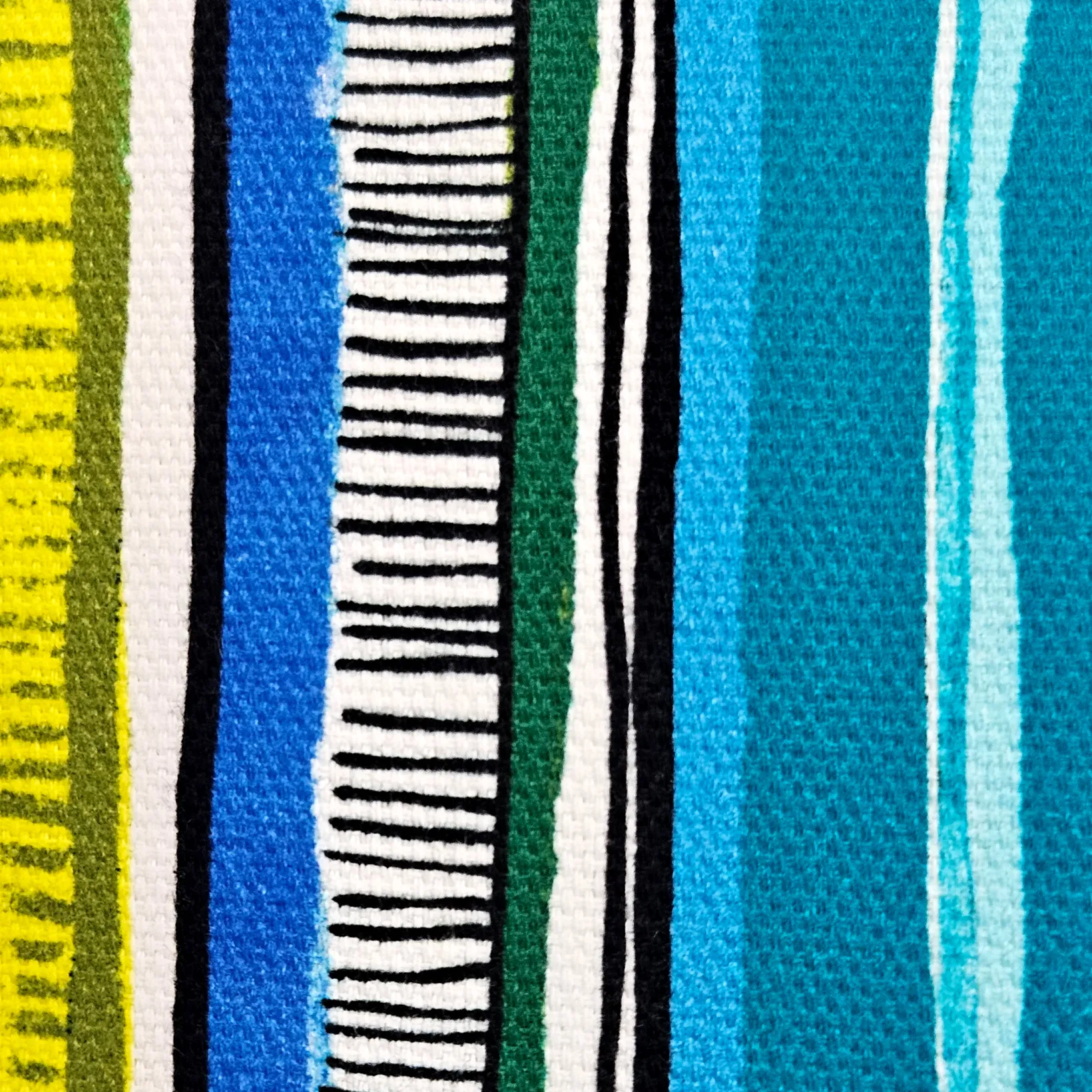 Power Stripe Fiesta Throw Pillow 25x25