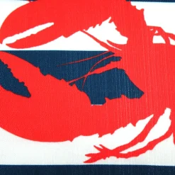 Red Lobster Nautical Throw Pillow 12x19