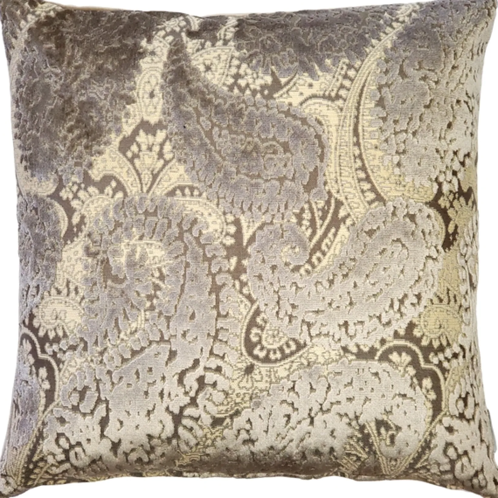 Rochelle Owl Paisley Velvet Pillow 20x20