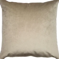 Rochelle Vanilla Paisley Velvet Pillow 20x20