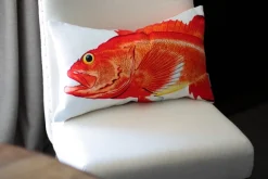 Rockfish Fish Pillow 12x19