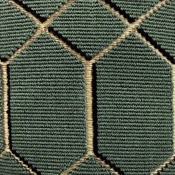 Romo Pendant Teal Throw Pillow 12x20