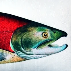 Salmon Fish Pillow 12x19