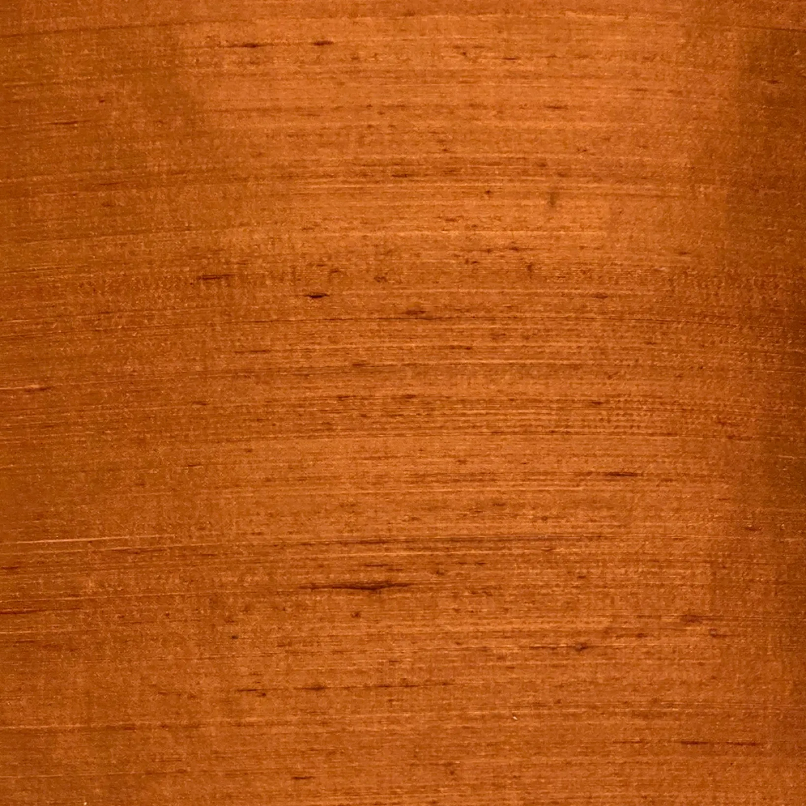 Sankara Copper Orange Silk Throw Pillow 16x16