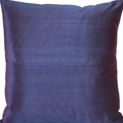 Sankara Purple Silk Throw Pillow 18x18