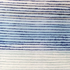 Sedona Stripes Blue Throw Pillow 20x20