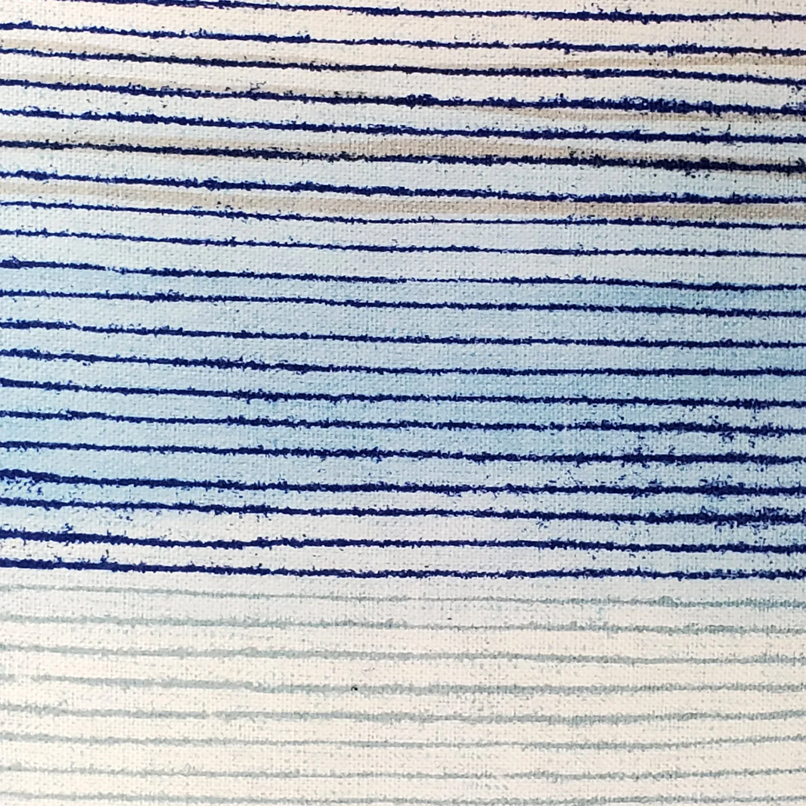 Sedona Stripes Blue Throw Pillow 20x20