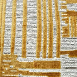 Spanish Steps Gold Velvet Throw Pillow 16x16