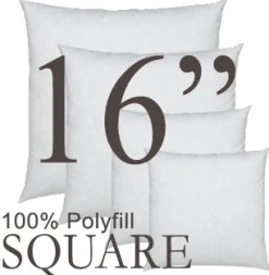 Square 16"x16" Polyfill Pillow Insert