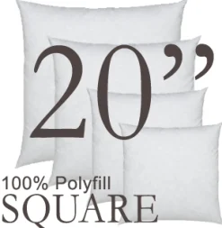 Square 20"x20" Polyfill Pillow Insert