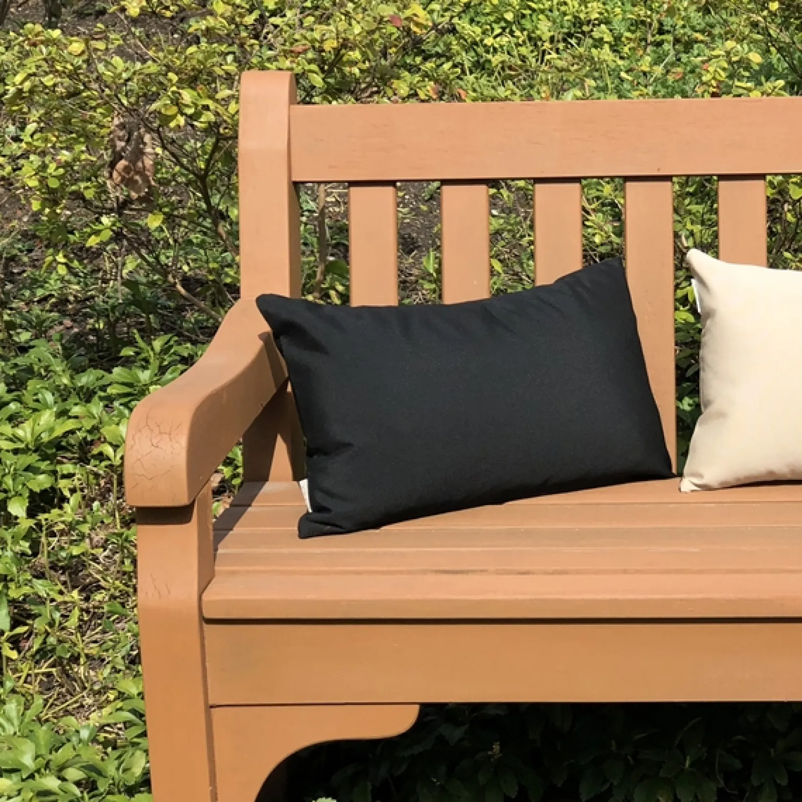 Sunbrella Black 12x19 Outdoor Pillow