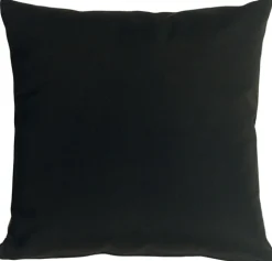 Sunbrella Black 20x20 Outdoor Pillow