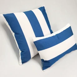 Sunbrella Cabana Regatta Stripes Outdoor Pillow 12x19