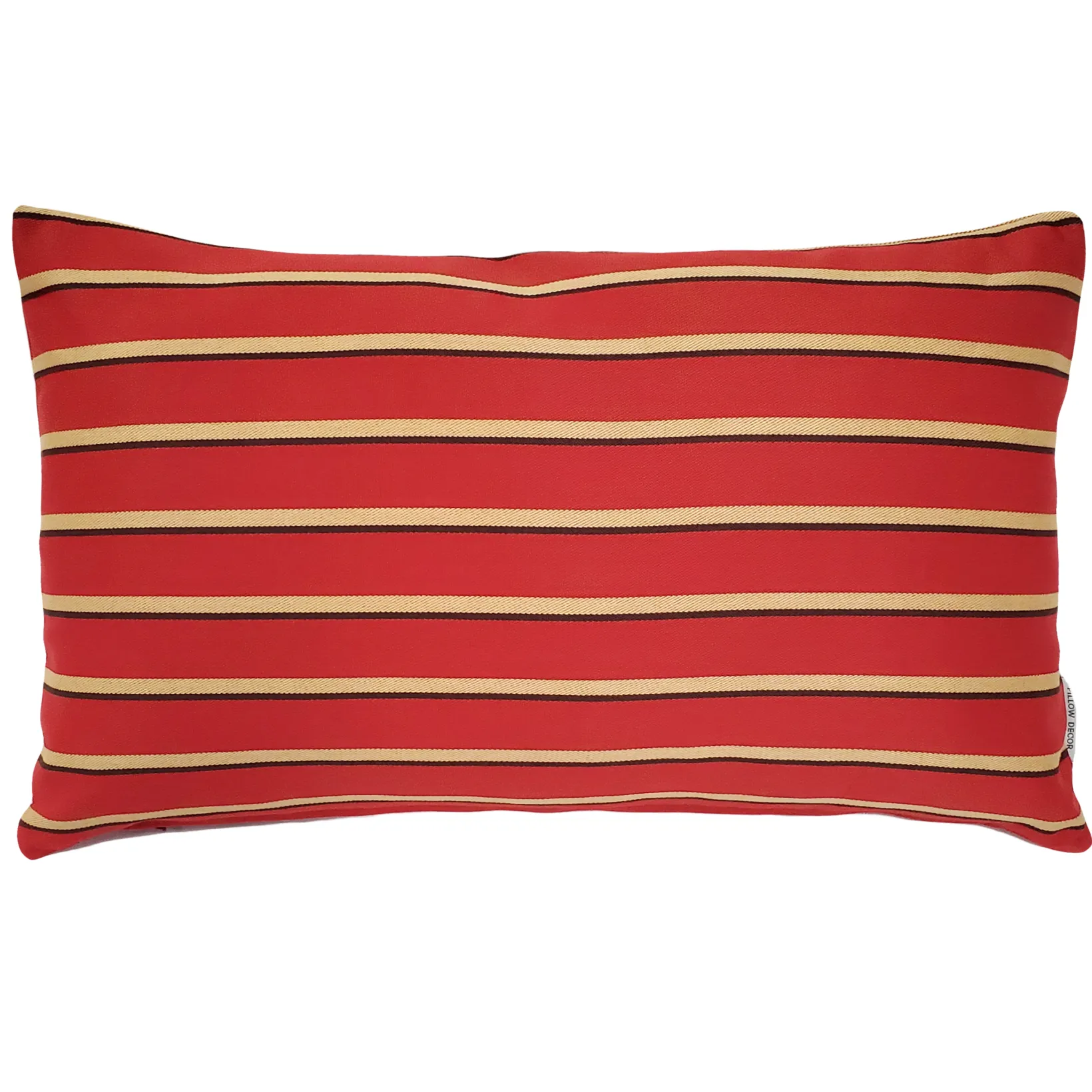 Sunbrella Harwood Crimson Outdoor Pillow 12x19