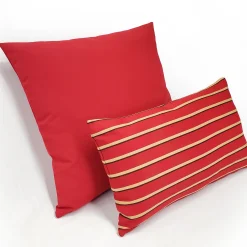 Sunbrella Harwood Crimson Outdoor Pillow 12x19