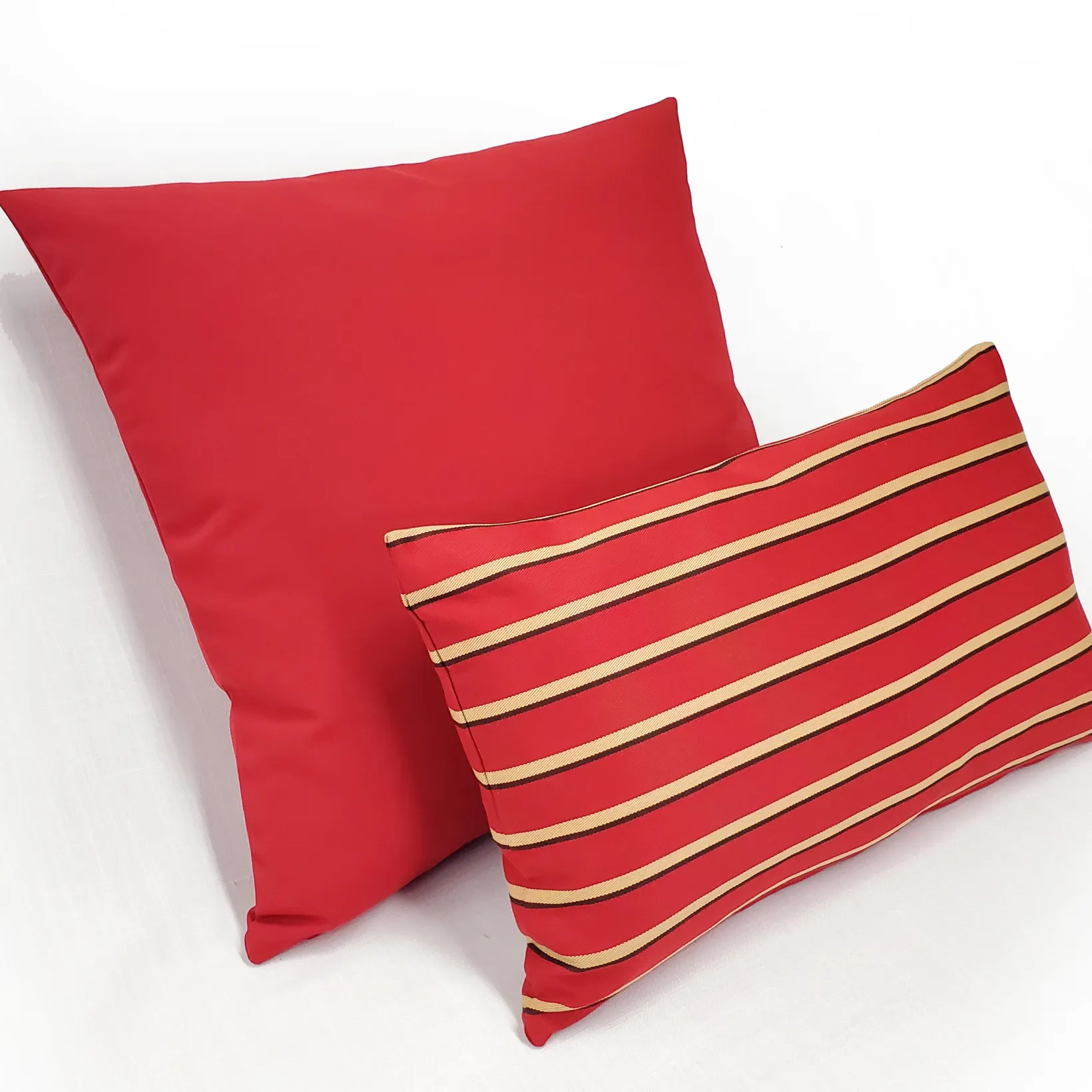 Sunbrella Harwood Crimson Outdoor Pillow 12x19