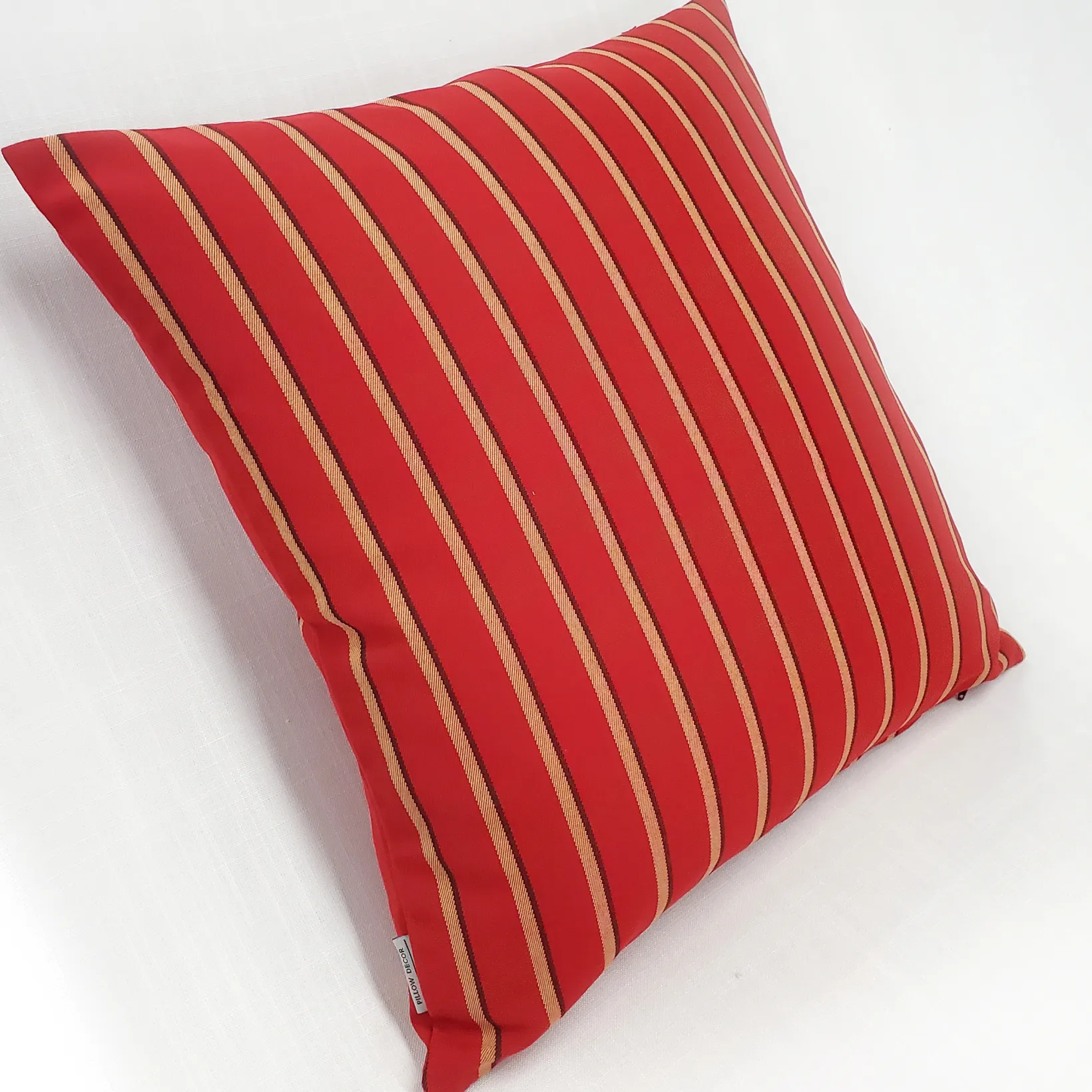 Sunbrella Harwood Crimson Outdoor Pillow 20x20