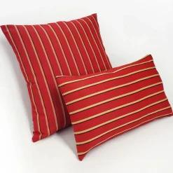 Sunbrella Harwood Crimson Outdoor Pillow 20x20