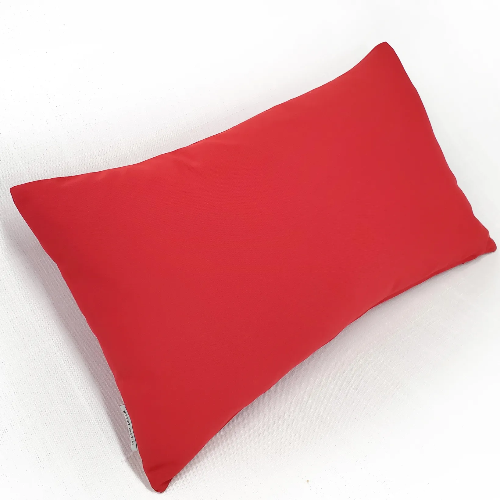 Sunbrella Jockey Red Outdoor Pillow 12x19