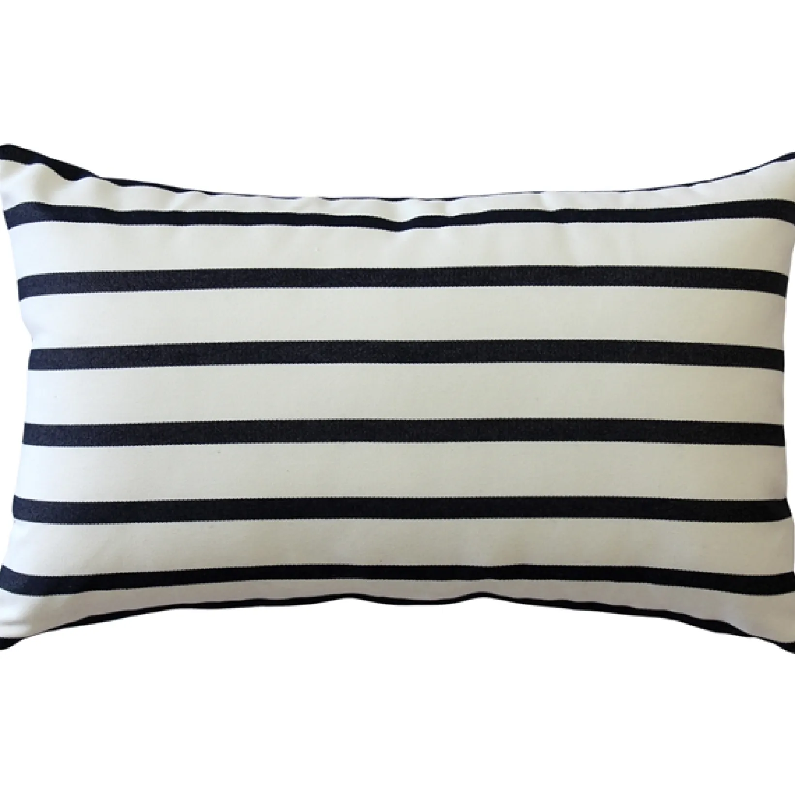 Sunbrella Lido Indigo Stripes 12x19 Outdoor Pillow