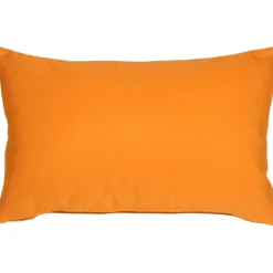 Sunbrella Tangerine Orange 12x19 Outdoor Pillow
