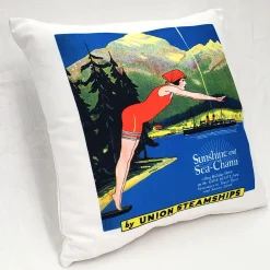 Sunshine and Sea-Charm Throw Pillow 20x20