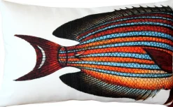 Surgeonfish Fish Pillow 12x19
