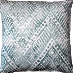 Tangga Blue Throw Pillow 20X20