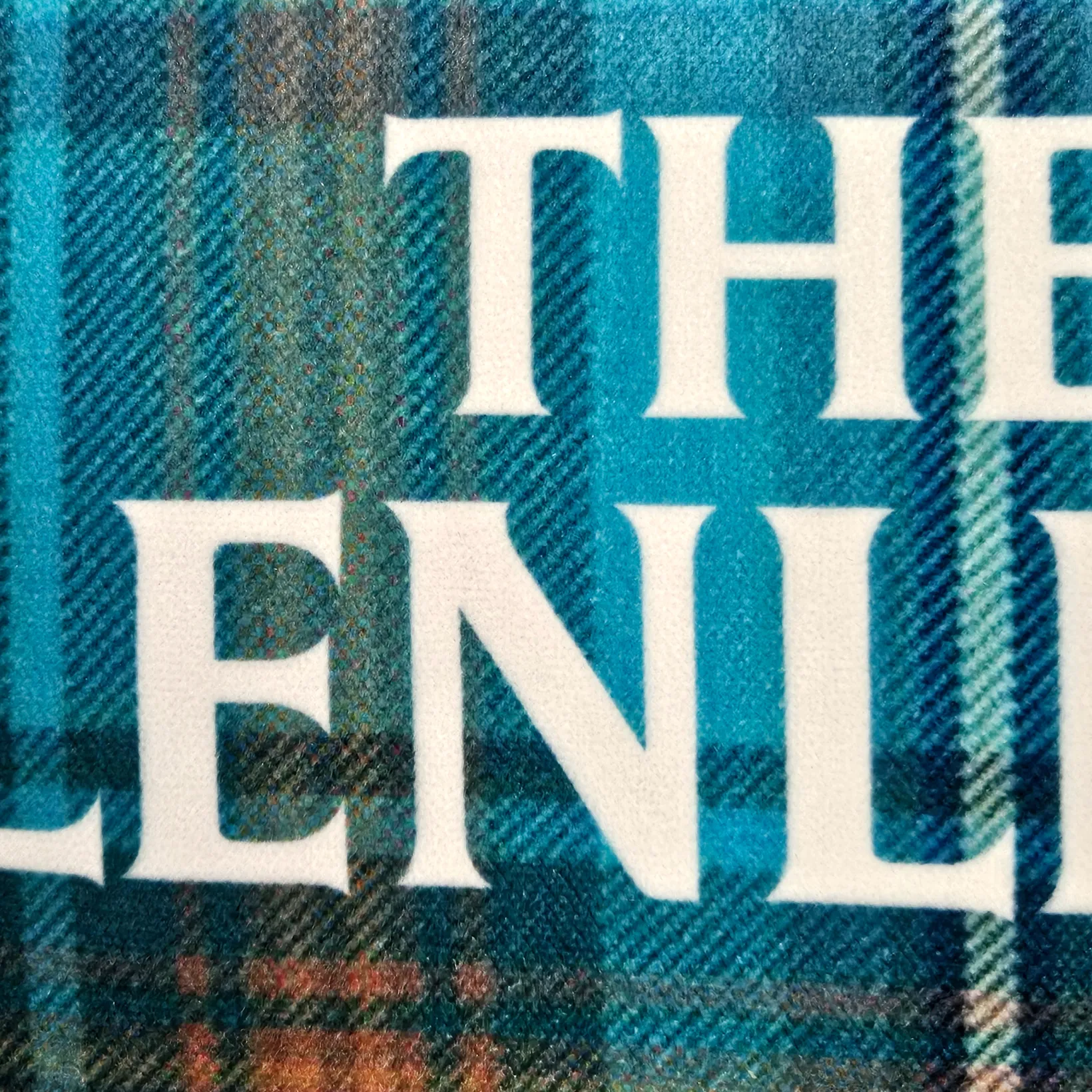 The Glenlivet Heritage Tartan Velvet Pillow 17x17