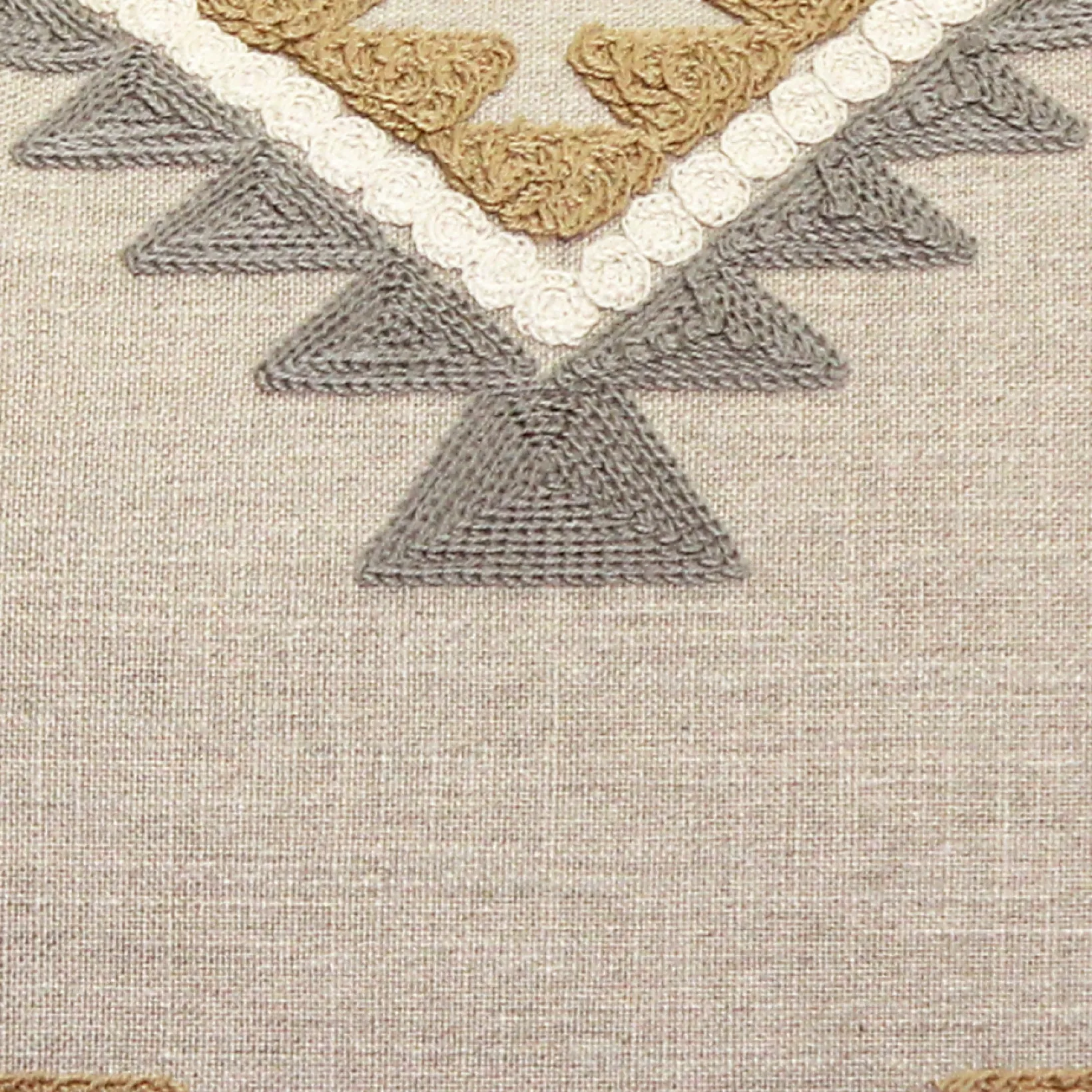 Tulum Ranch Embroidered Throw Pillow 20x20