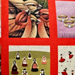 Twelve Days of Christmas Throw Pillow
