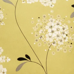 Vintage Bloom Green 22x22 Throw Pillow