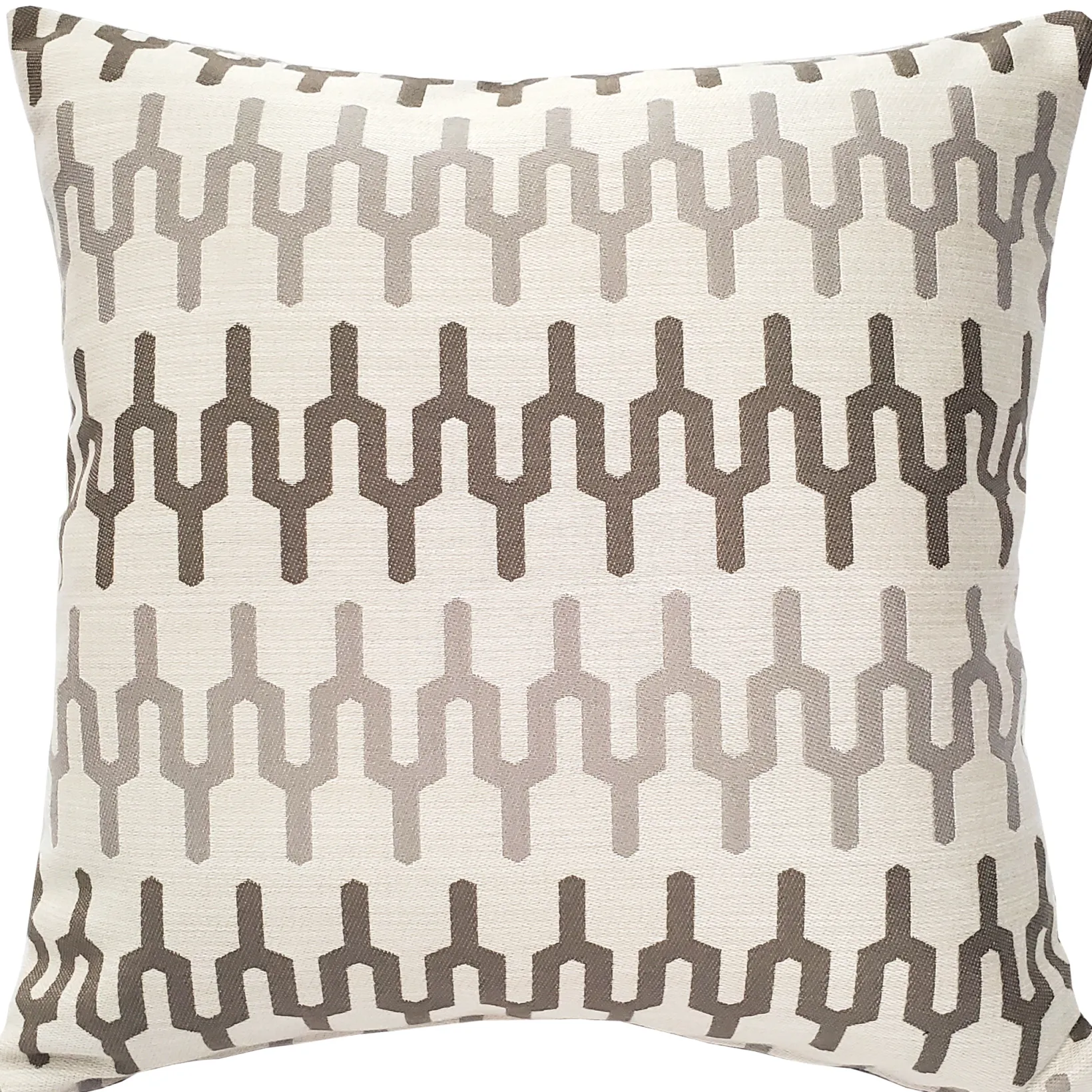 Wake Stone Edge Geometric Outdoor Pillow 19x19